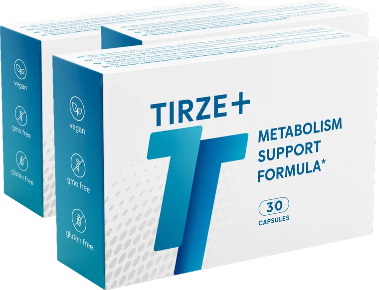 Trzy opakowania Tirze+ Diet Capsules
